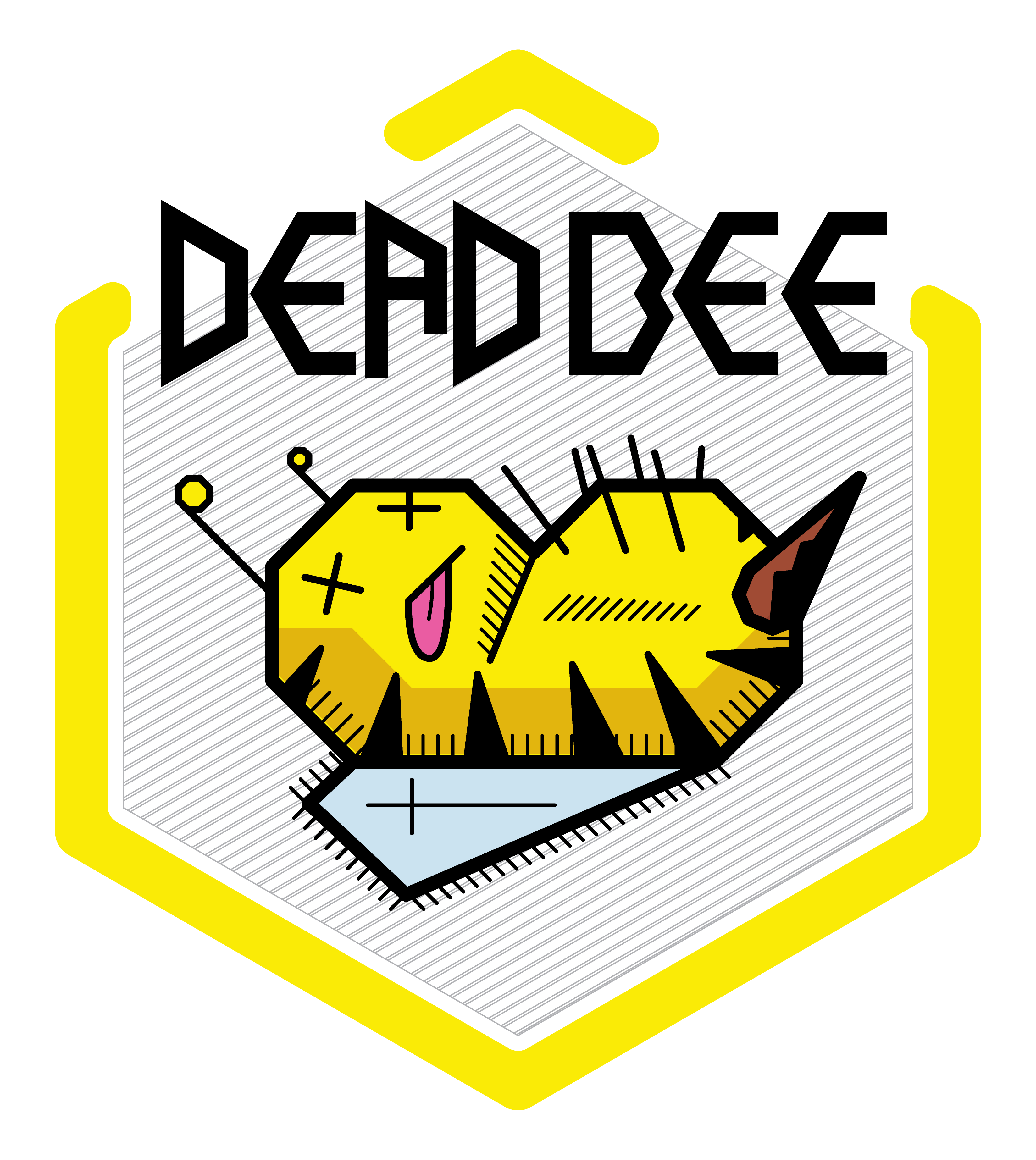 Logo design for shirt design company 'DeadBee Designs'.