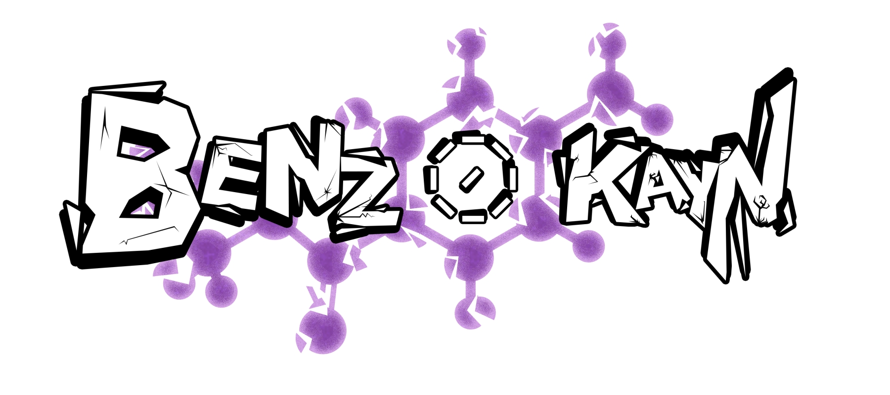 Logo design for band 'Benzokayn'.